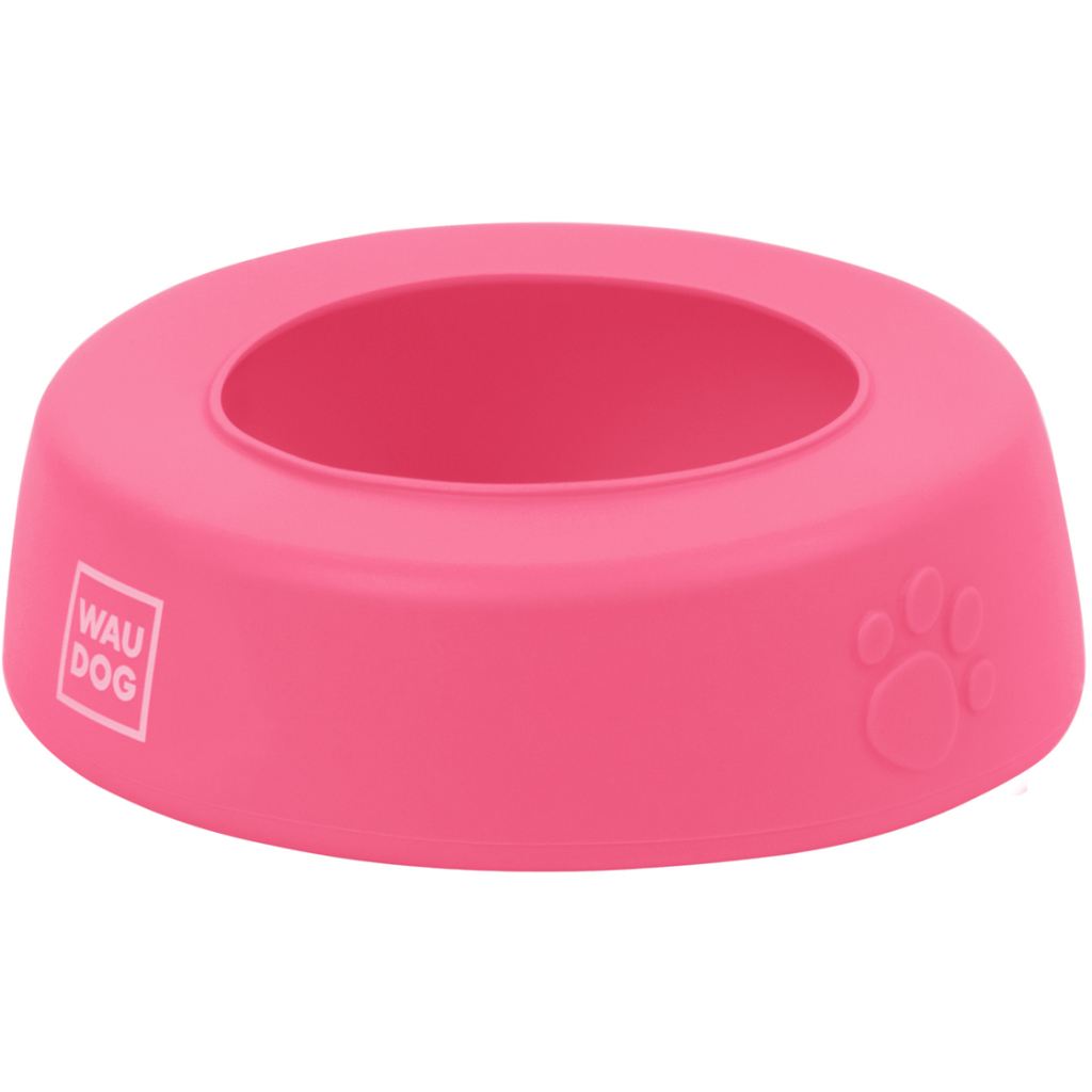 Посуд для собак WAUDOG Silicone Миска-непроливайка 750 мл рожева (50787) - зображення 3
