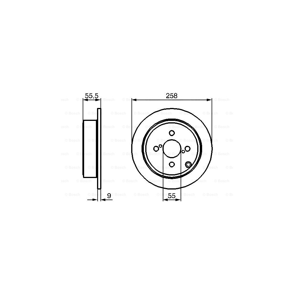 Гальмівний диск Bosch 0 986 479 086 - зображення 5