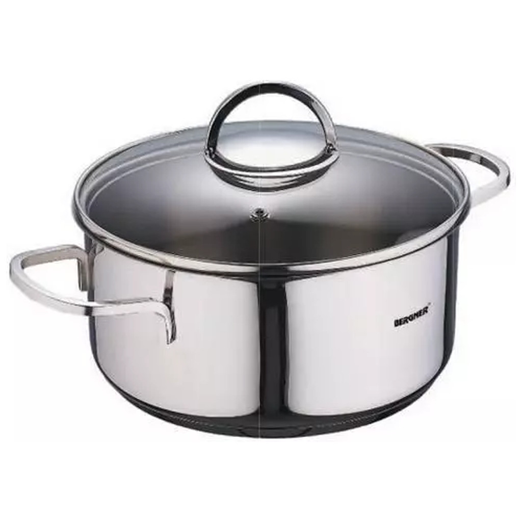 Набір посуду Bergner Classic 1.7 л, 2.3 л, 3.3 л 6 предметів (BG-6284) - зображення 3