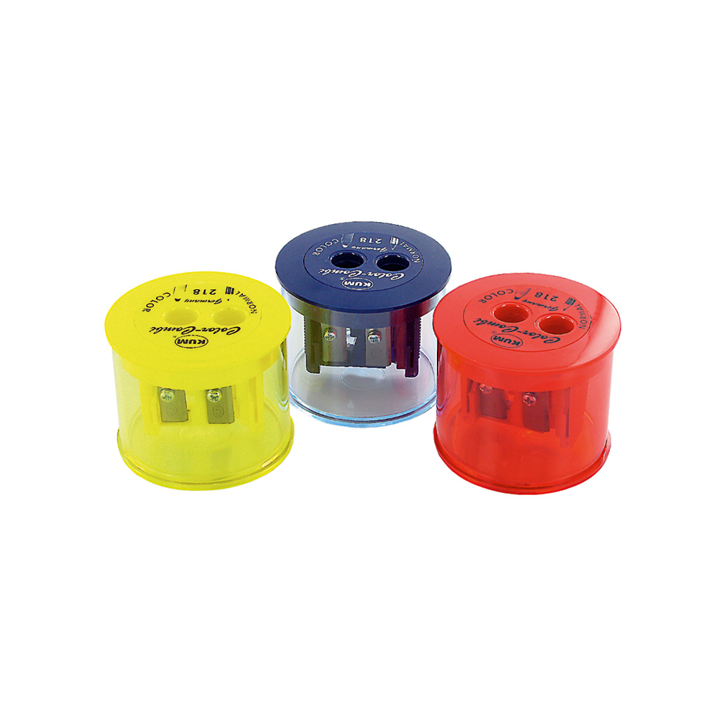 Точилка Kum Color-Combi з контейнером, 2 відділення (218T) - изображение 1
