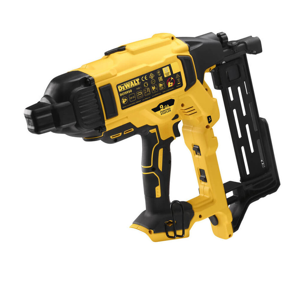 Степлер будівельний DeWALT 18В XR Li-Ion, 2x5Ah, діаметр/довжина скоби 4/50 мм (DCFS950P2) - зображення 6
