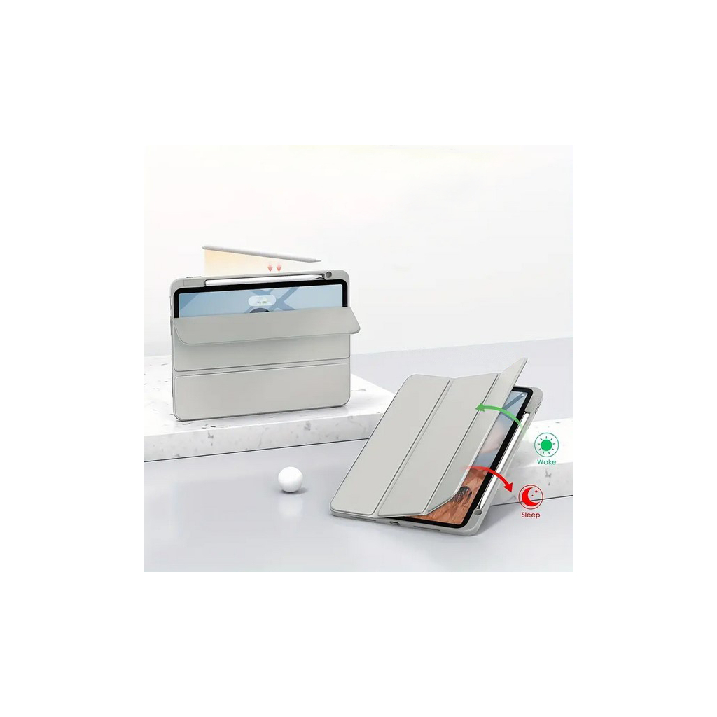 Чохол до планшета BeCover Soft Edge TPU Apple Pencil Apple iPad Air (4/5) 2020/2022 10.9" Gray (711699) - зображення 4