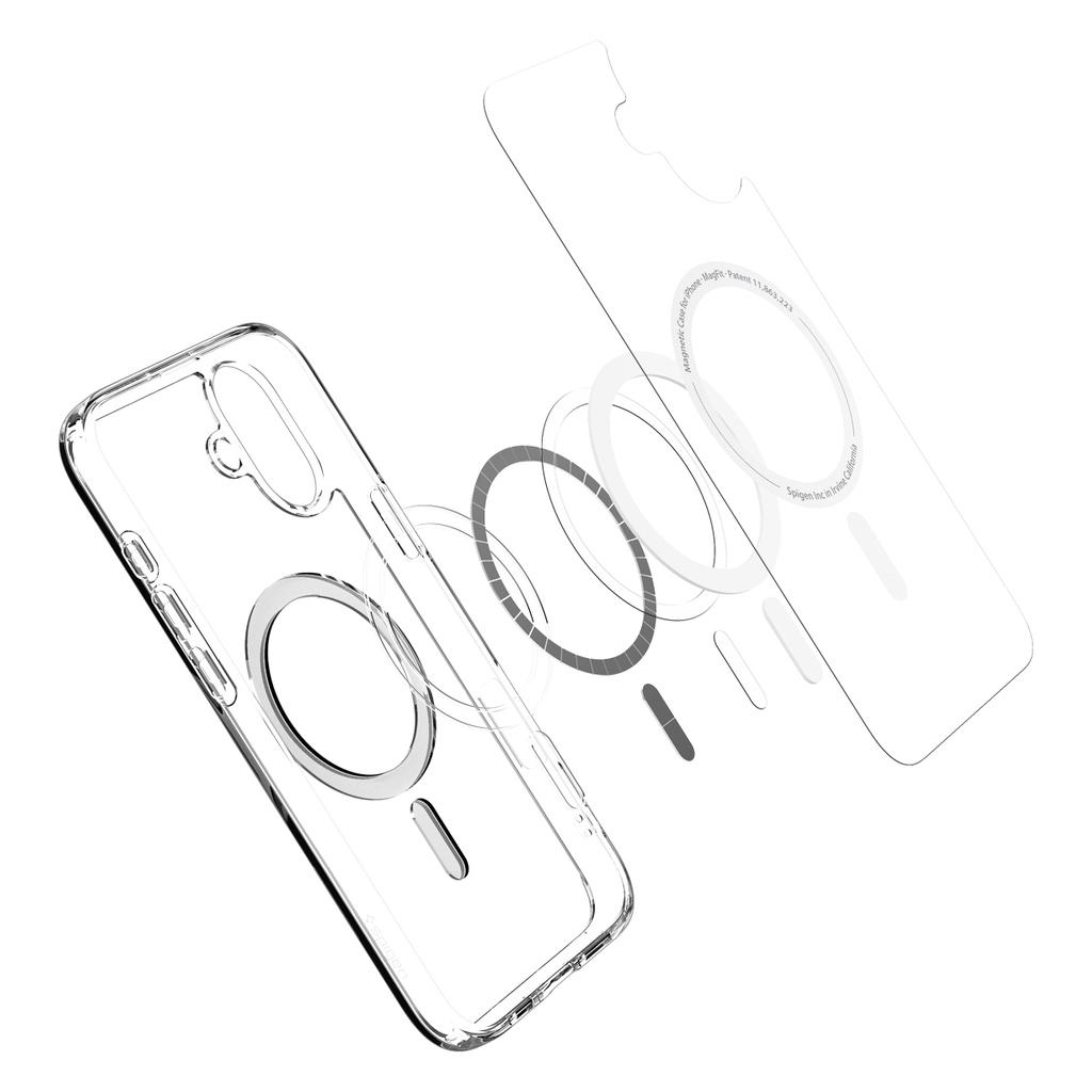 Чохол до мобільного телефона Spigen iPhone 16 Ultra Hybrid MagFit White (ACS08205) - зображення 9