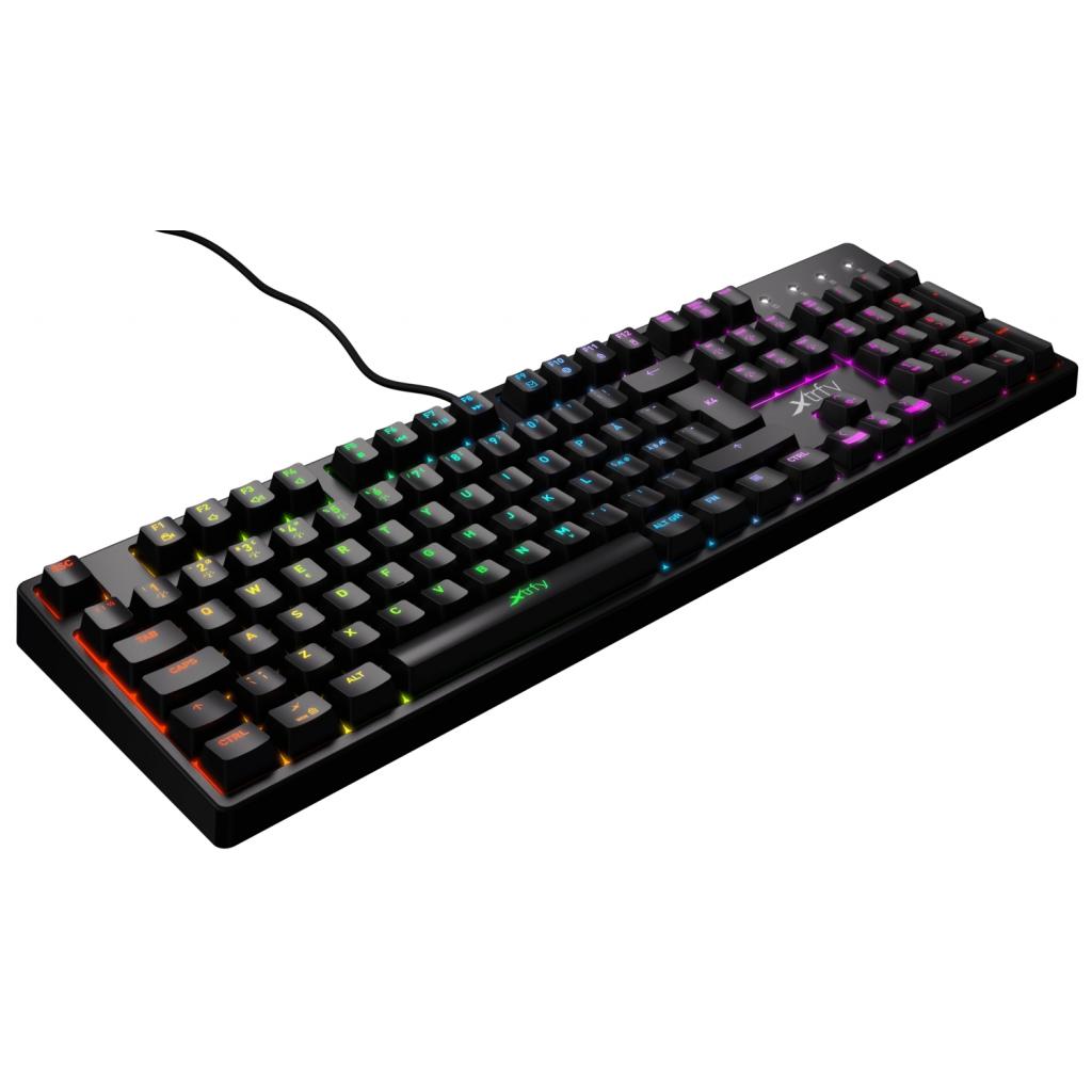 Клавіатура Xtrfy K4 RGB Kailh Red Ukr-Ru Black (XG-K4-RGB-R-UKR) - зображення 7