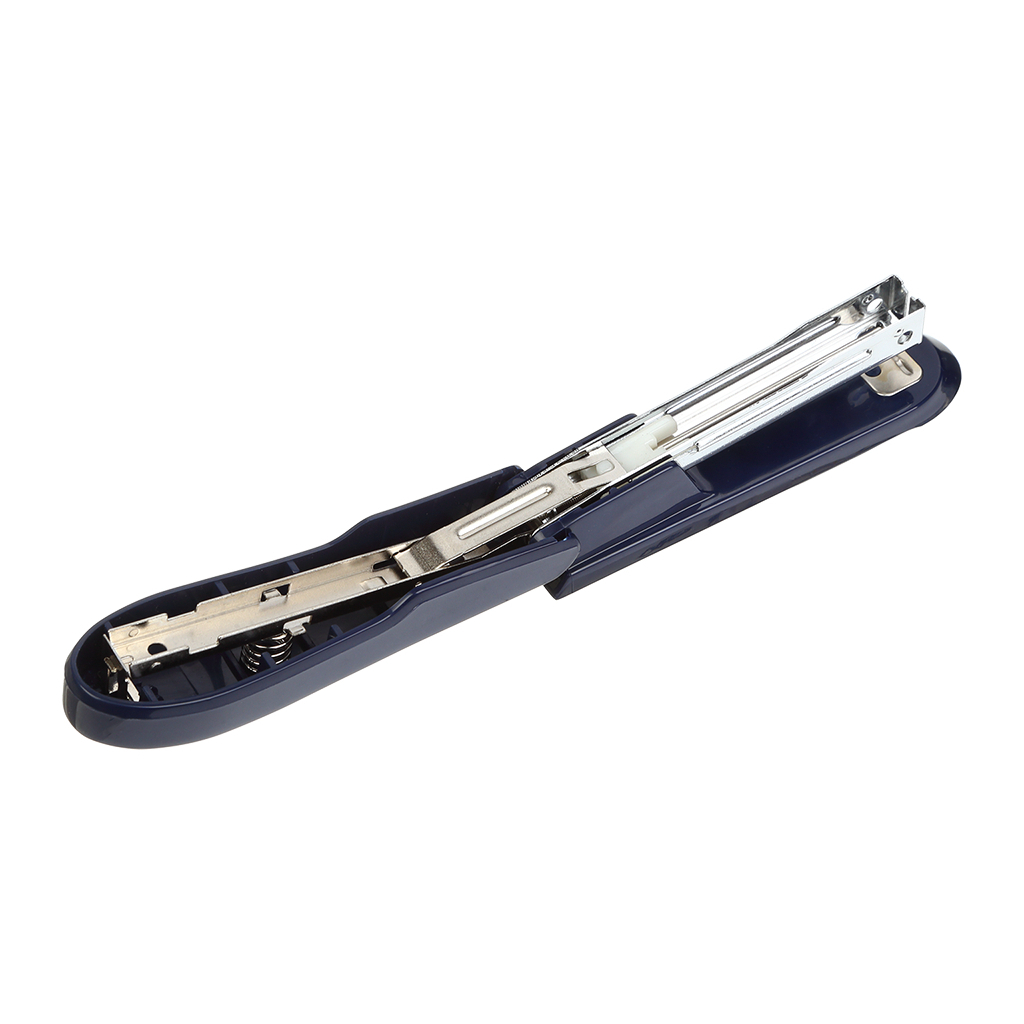 Степлер Buromax пластиковий, 15 аркушів, (скоби №10), 111 х 28 х 43 мм, синій (BM.4100-02) - зображення 3