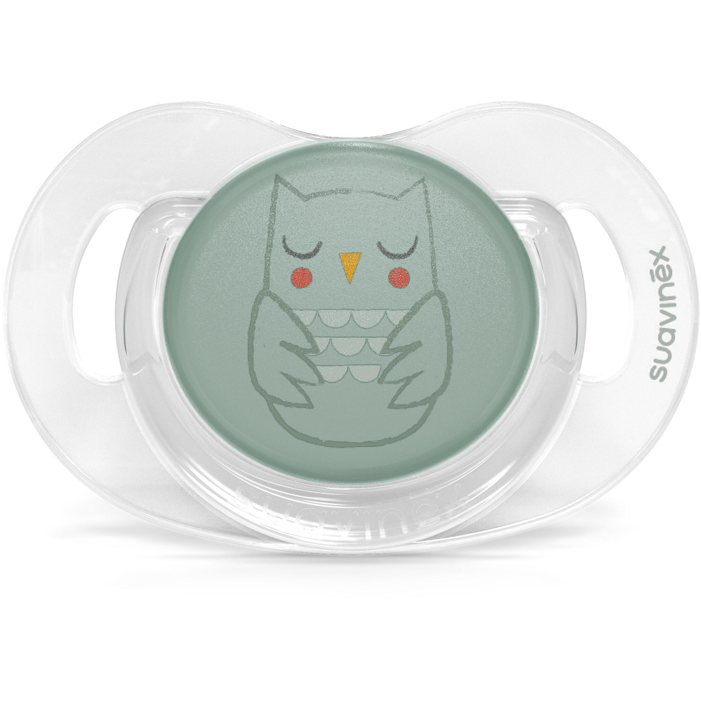 Пустушка Suavinex Bonhomia анотомічна, 0-6 місяців, зелена (307763) - зображення 1