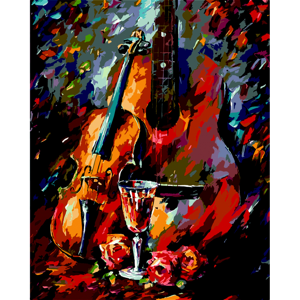 Картина по номерам ZiBi Музика на двох 40*50 см ART Line (ZB.64195) - зображення 1