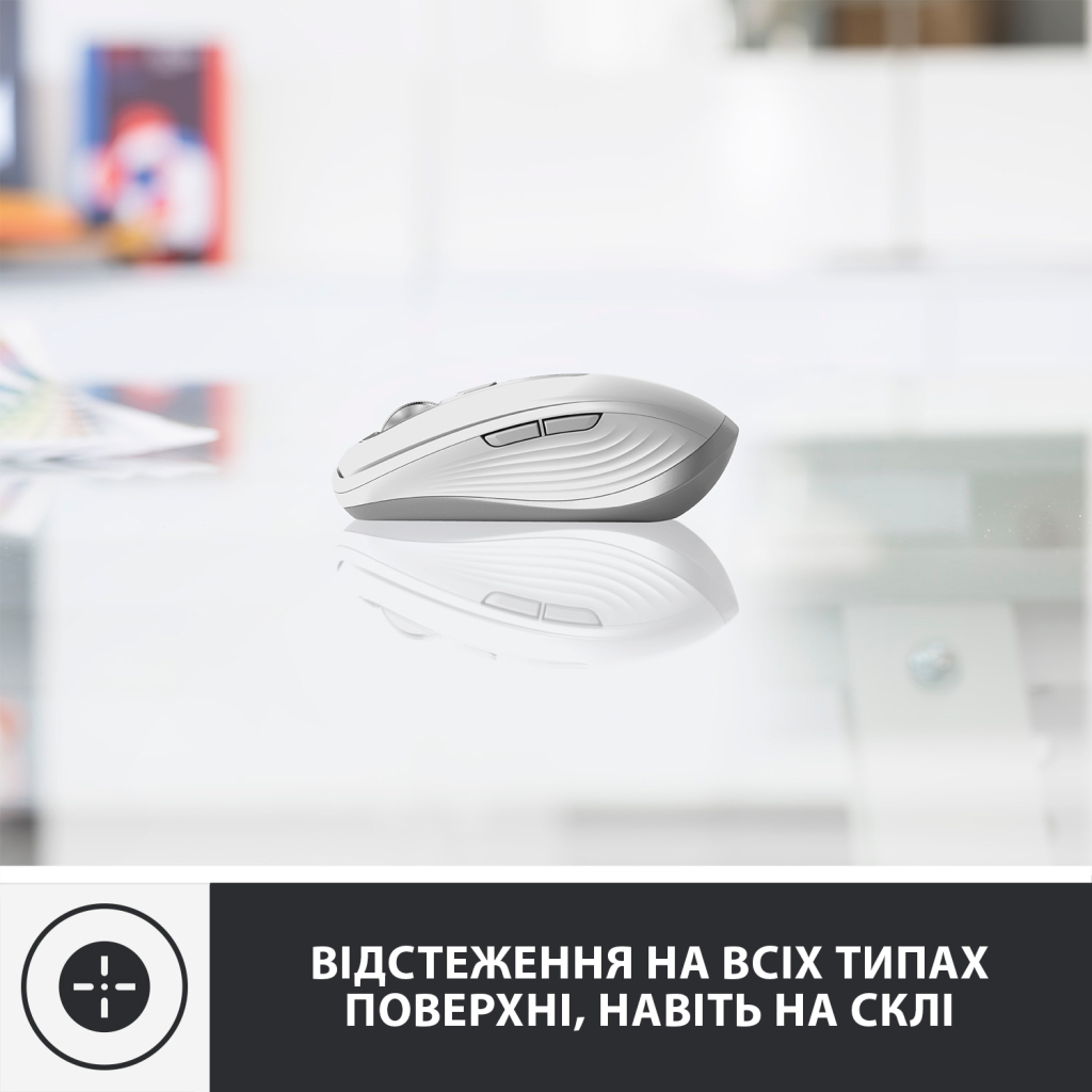 Мишка Logitech MX Anywhere 3 Performance for Business Wireless Pale Grey (910-006216) - зображення 4