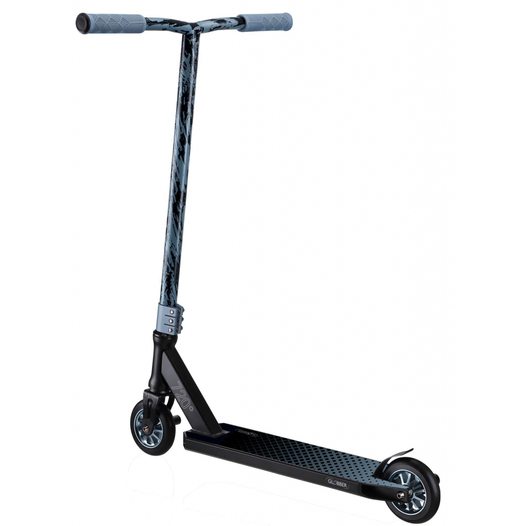 Самокат Globber GS720 чорно-сірий трюковий з пегами (624-100-3) - зображення 4