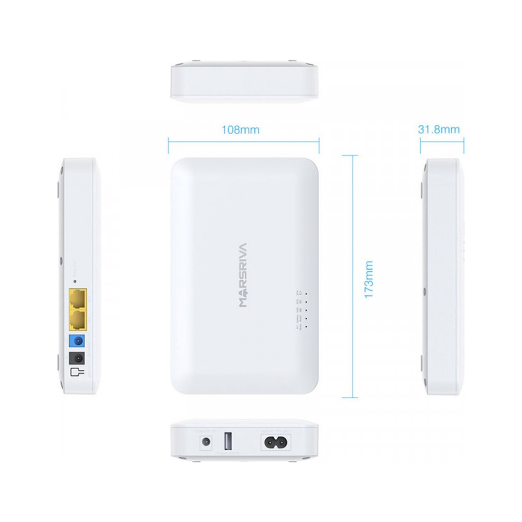 Пристрій безперебійного живлення Marsriva KP6 Max (KP6 Max_MARSRIVA) - зображення 5