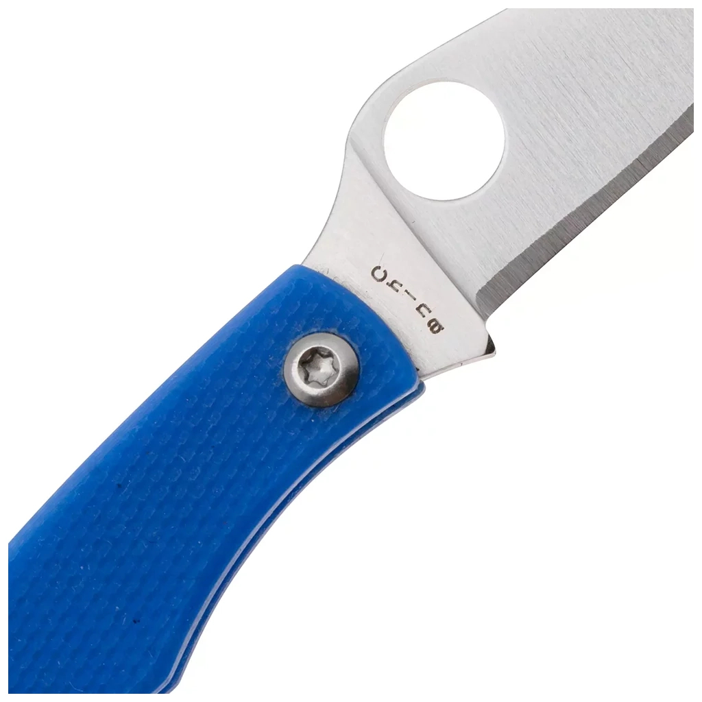Ніж Spyderco Honeybee 12C27 G-10 Blue (C137GBLP) - зображення 5
