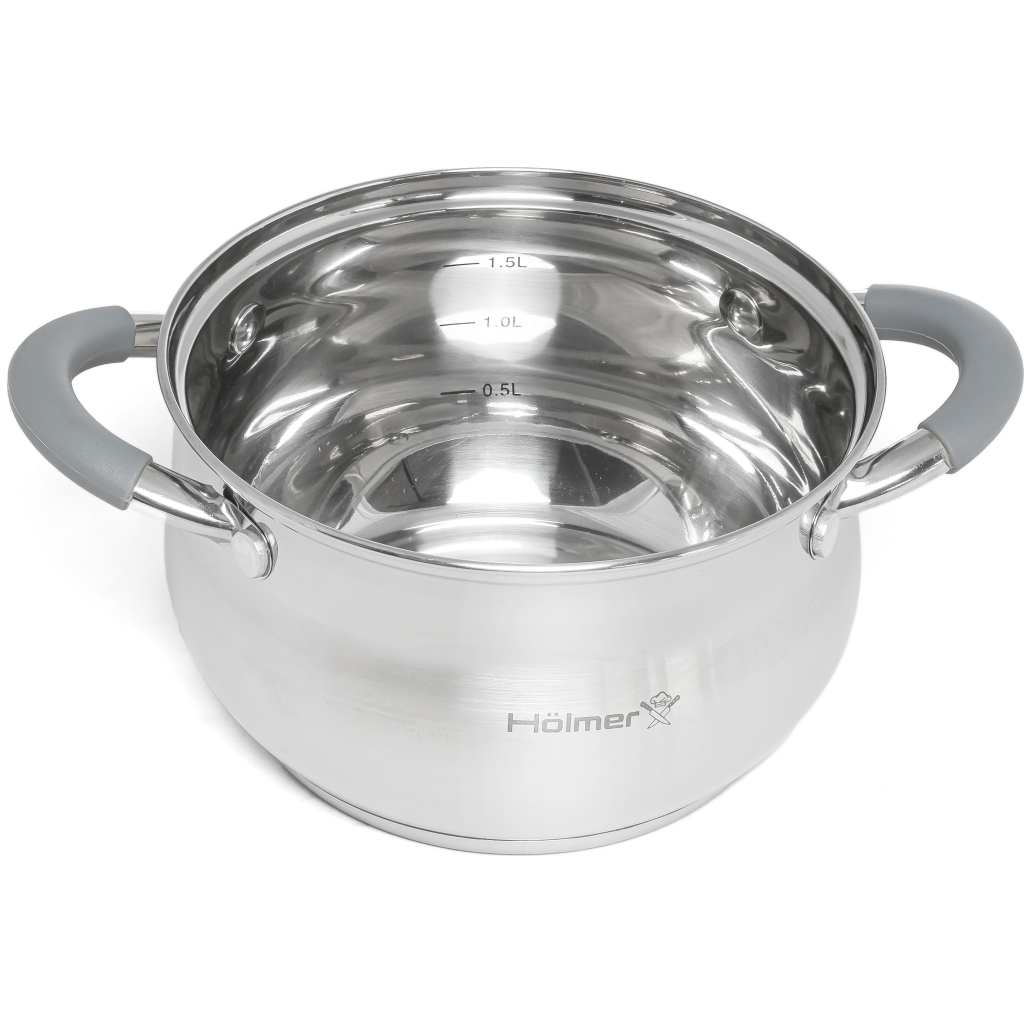 Каструля Hölmer Inspiration з кришкою 1,9 л (CR-14519-SSG Inspiration) - зображення 3