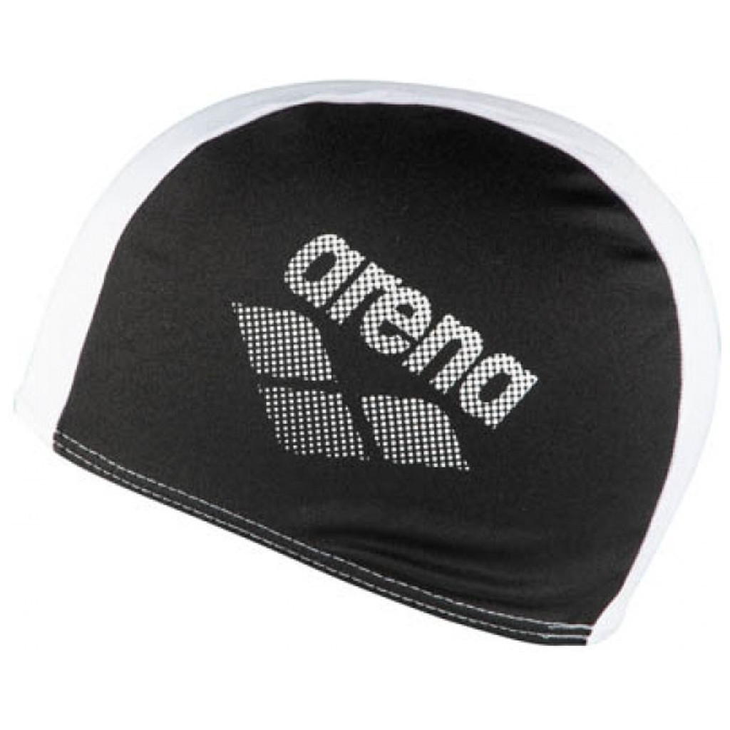 Шапка для плавання Arena Polyester II JR 002468-510 чорний, білий Діт OSFM (3468336217856) - зображення 2