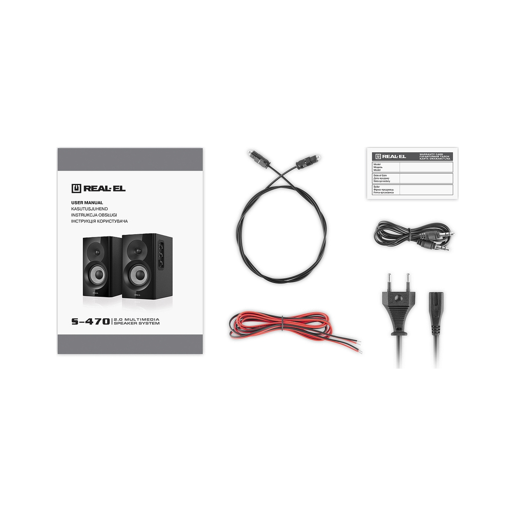 Акустична система REAL-EL S-470 Black (EL121200018) - зображення 11