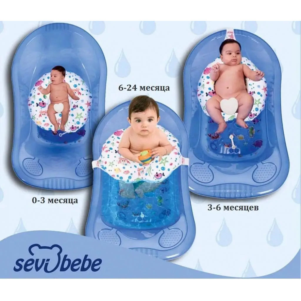Сидіння у ванну Sevi Bebe акваріум (8692241106911) - зображення 4