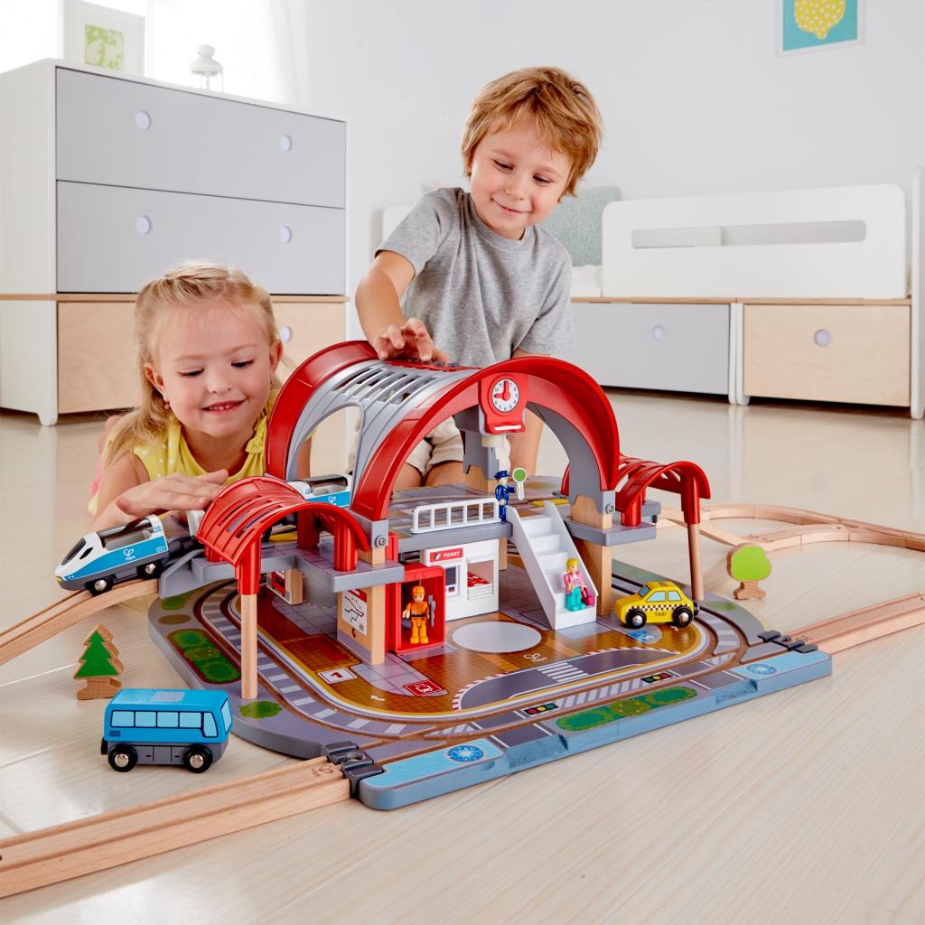 Залізниця Hape Станція Гранд Сіті (E3725) - зображення 3