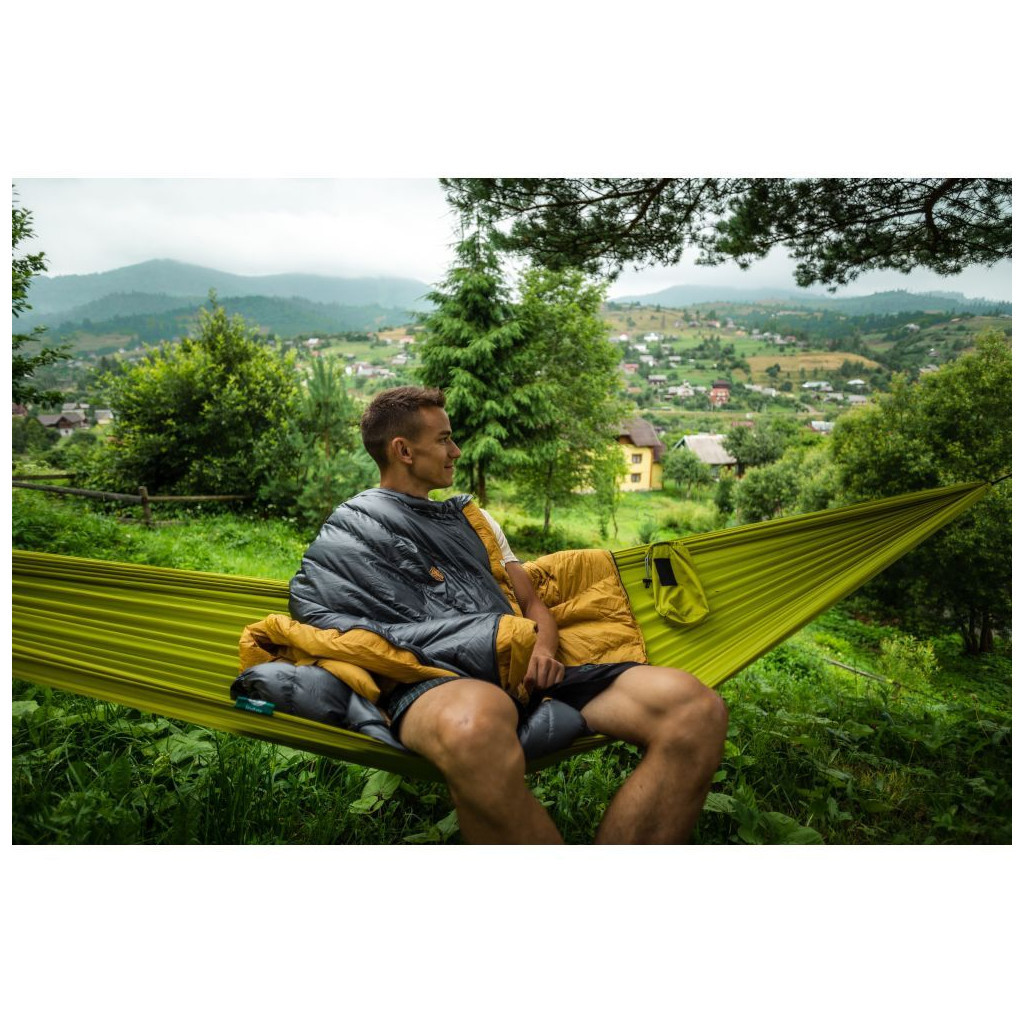 Спальний мішок Turbat Nox пуховий 250 grey/cheddar orange 195 см (012.005.0395) - зображення 9