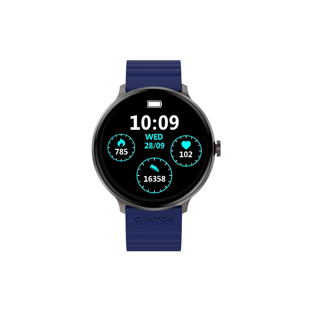 Смарт-годинник Canyon Jacky SW-69 Blue Yellow (CNS-SW69BL) - зображення 2