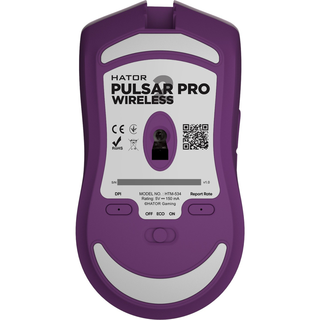 Мишка Hator Pulsar 2 PRO Wireless Lilac (HTM-534) - зображення 5