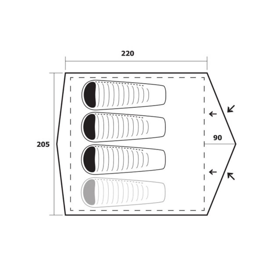 Намет Trimm Hudson dark olive - оливковий (001.009.0092) - зображення 3