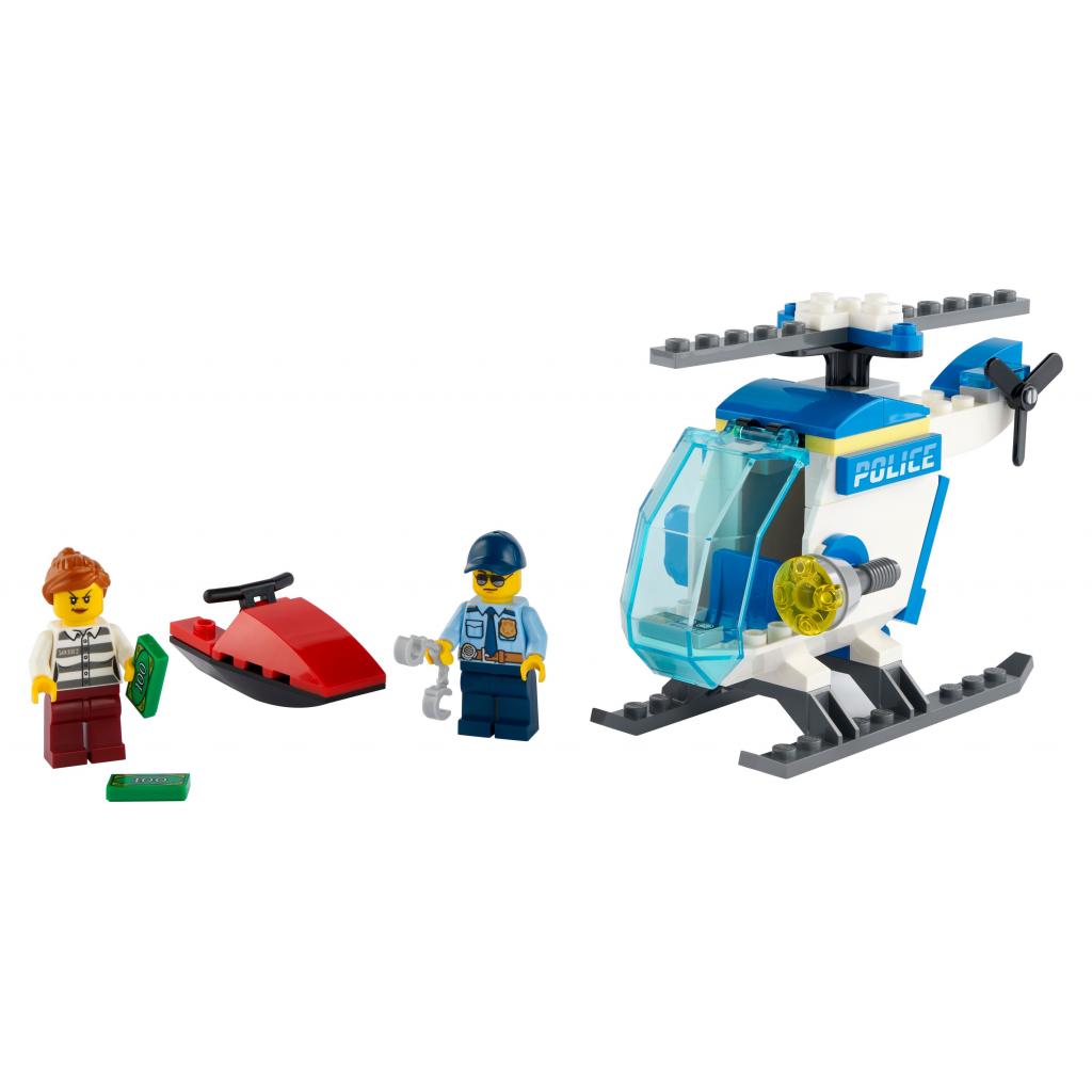 Конструктор LEGO City Police Поліцейський вертоліт 51 деталь (60275) - зображення 2