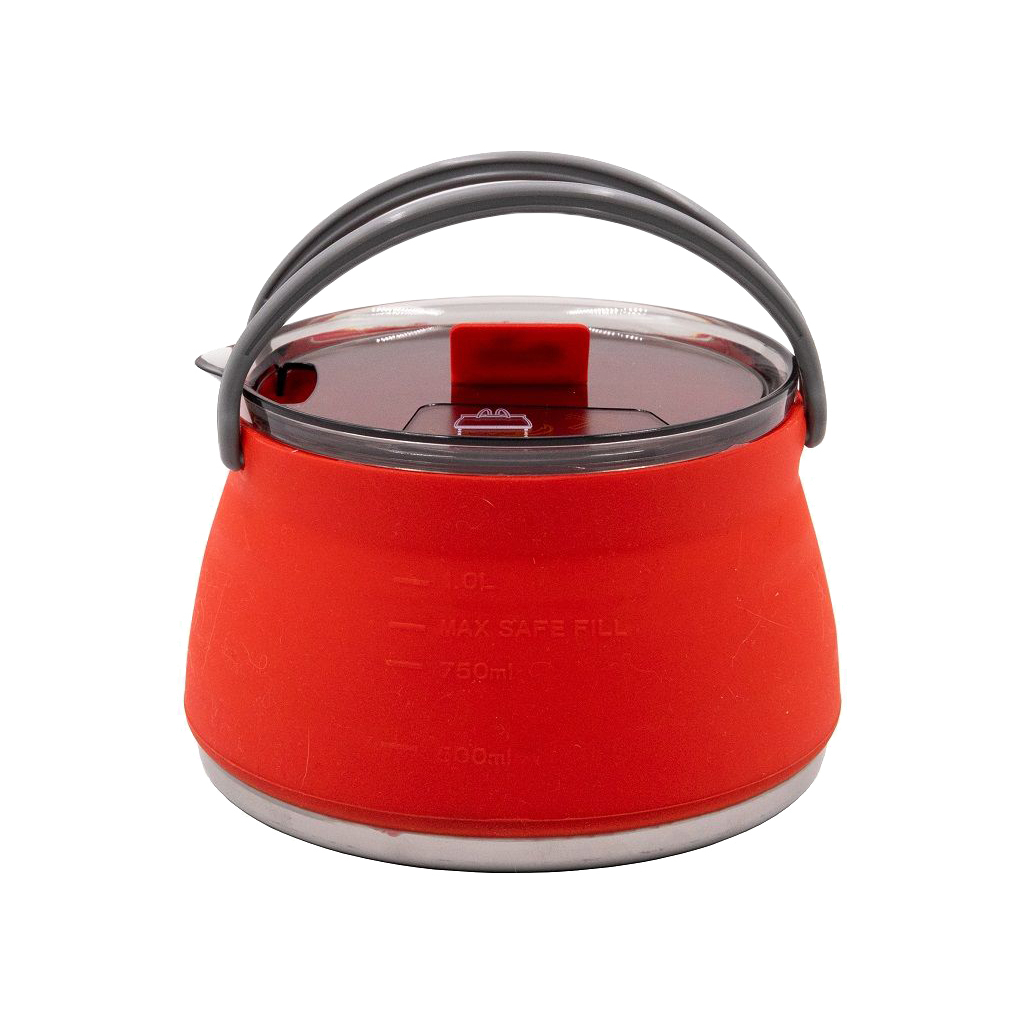 Чайник туристичний Tramp Silicon 1 л Terracota (TRC-125-terracota) - зображення 1