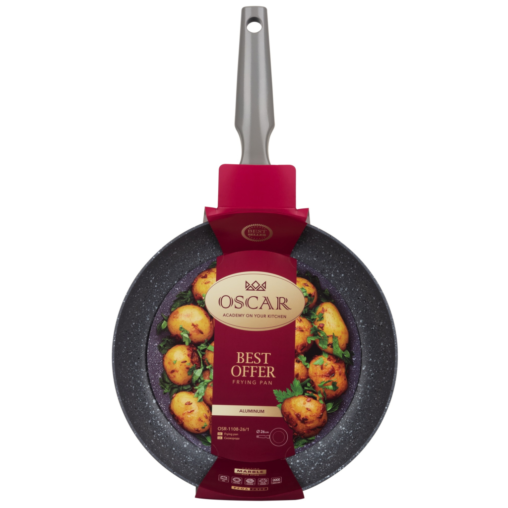 Сковорода Oscar Best Offer 28 см (OSR-1108-28/1) - зображення 2