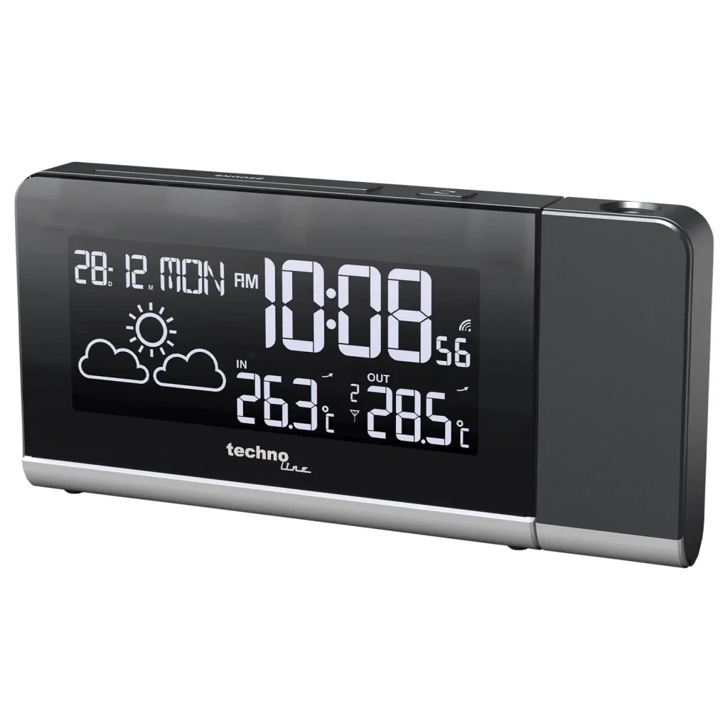 Настільний годинник Technoline WT539 проекційний Black (DAS301813) - зображення 3