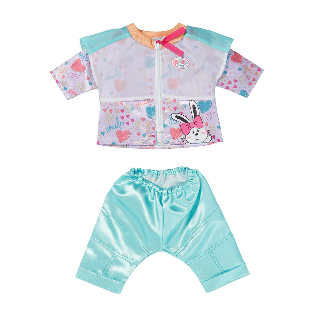 Аксесуар до ляльки Zapf Набір одягу для ляльки Baby Born - Аква кежуал (832622) - зображення 1
