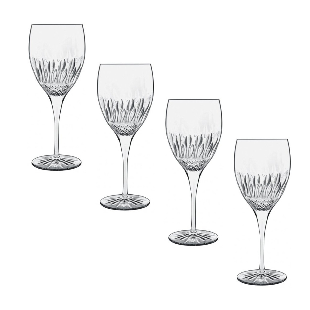 Набір келихів Luigi Bormioli Diamante для червоного вина 520 мл 4шт/уп (12757/01) - изображение 2