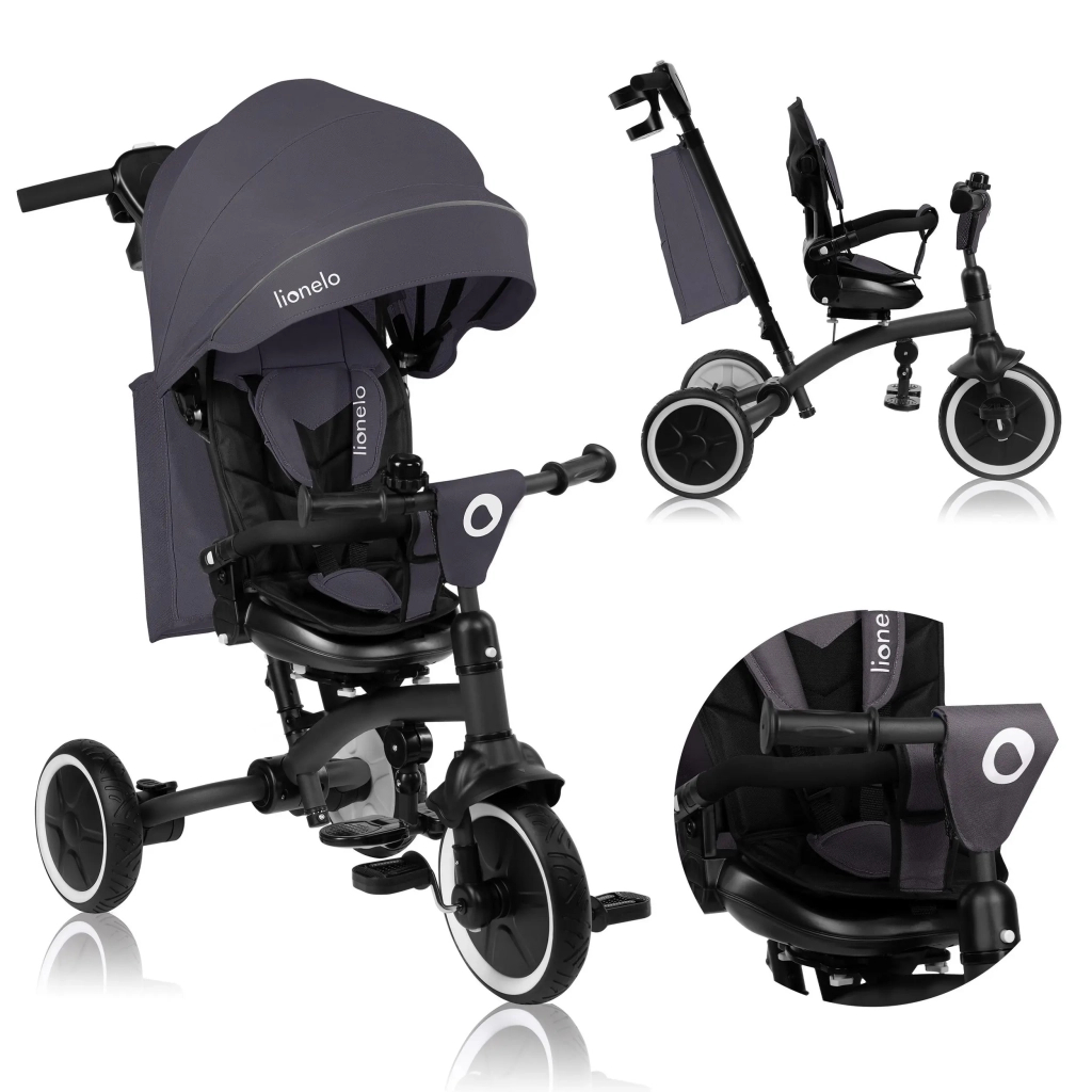 Дитячий велосипед Lionelo Tris Plus Grey Stone (LO-TRIS PLUS GREY STONE) - зображення 6