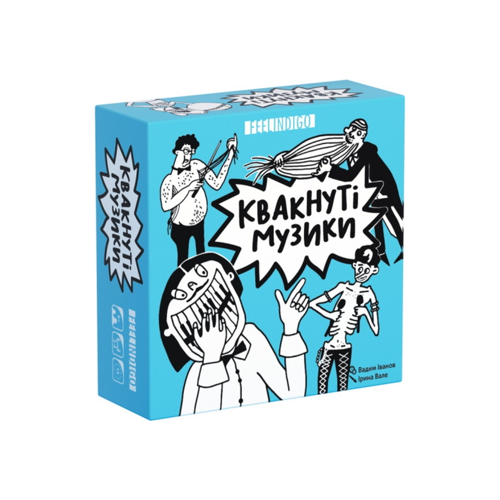 Настільна гра Feelindigo Квакнуті музики (Freaky Band) українська (FI19030) - зображення 1