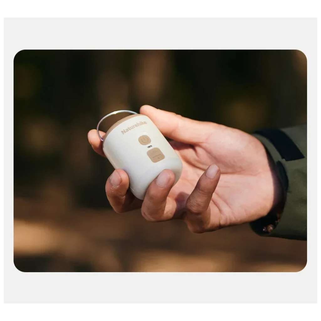 Насос для надувних меблів Naturehike CNK2300DQ022 + нічник + вентилятор, бежевий (6976507665971) - зображення 7
