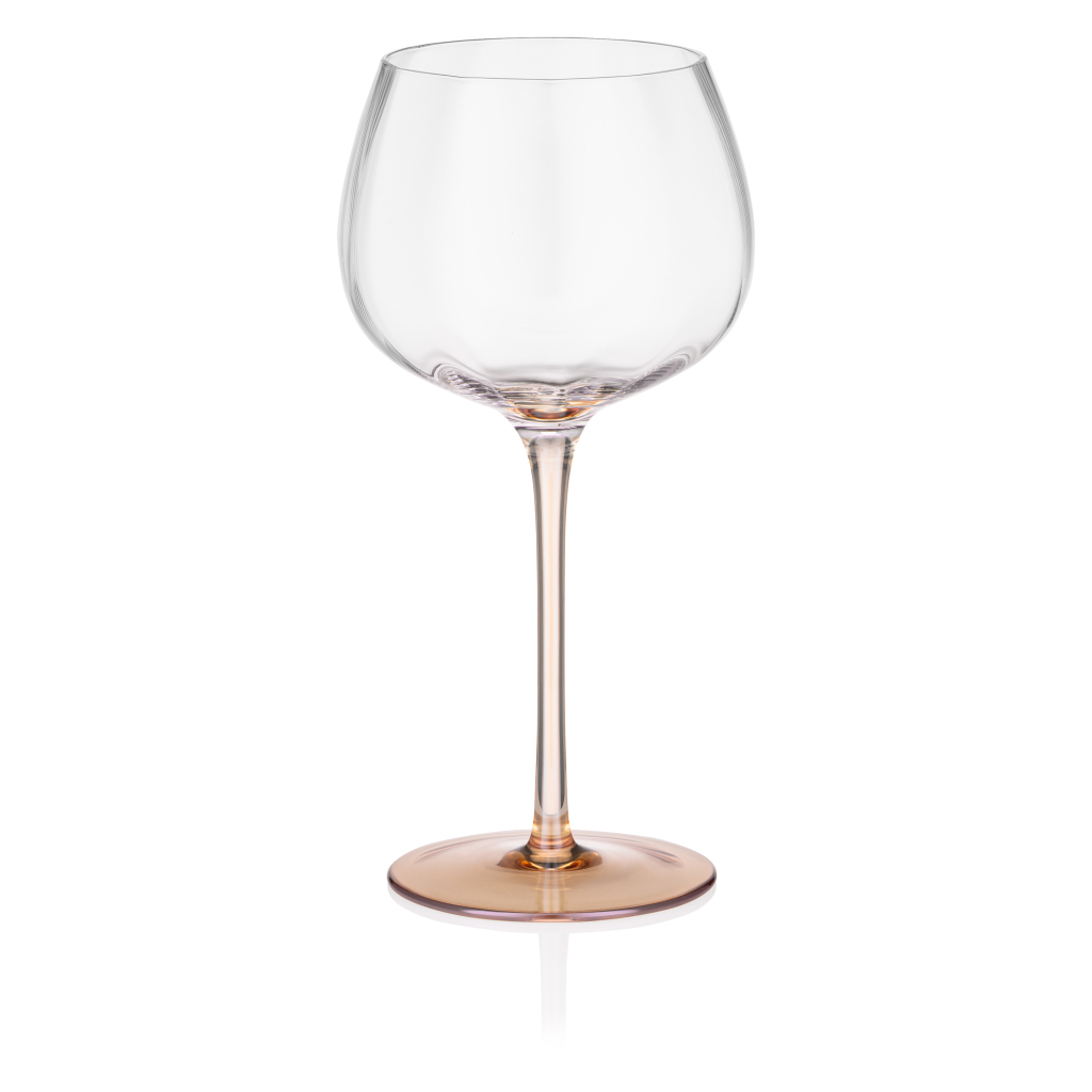 Набір келихів Ardesto Black Mars Amber 420мл, 2шт, скло, прозоро-золотистий (AR2642G) - зображення 3