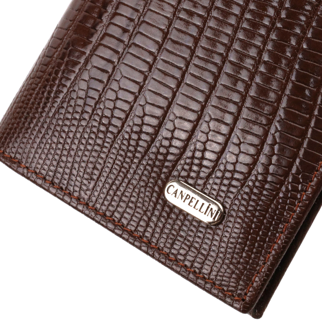 Гаманець Canpellini З натуральної шкіри Коричневий (21899) - зображення 5