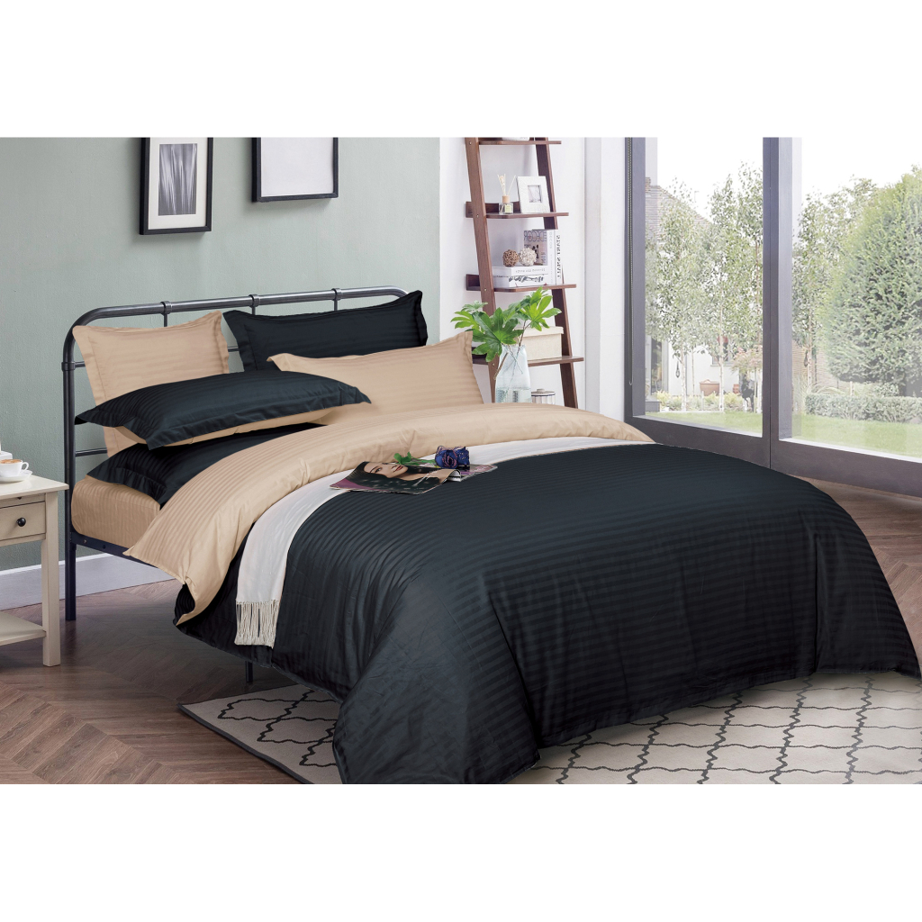 Підковдра MirSon Satin Stripe 30-0021 + 30-0004 Sleimy 220х240 см (2200005266458) - зображення 1