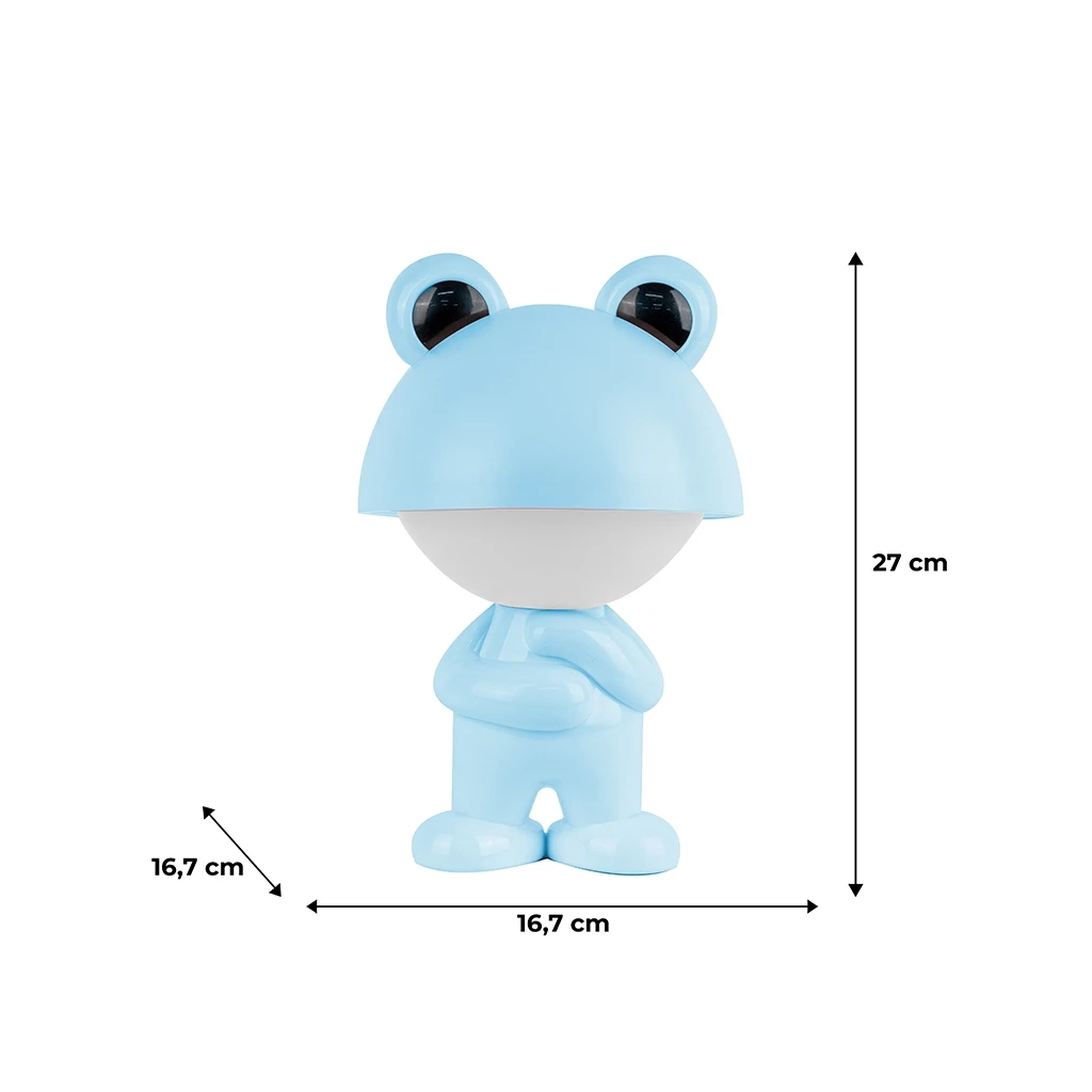Нічник Kite Світильник LED з акумулятором Dreamy Froggy, блакитний (K25-315-3-3) - зображення 6