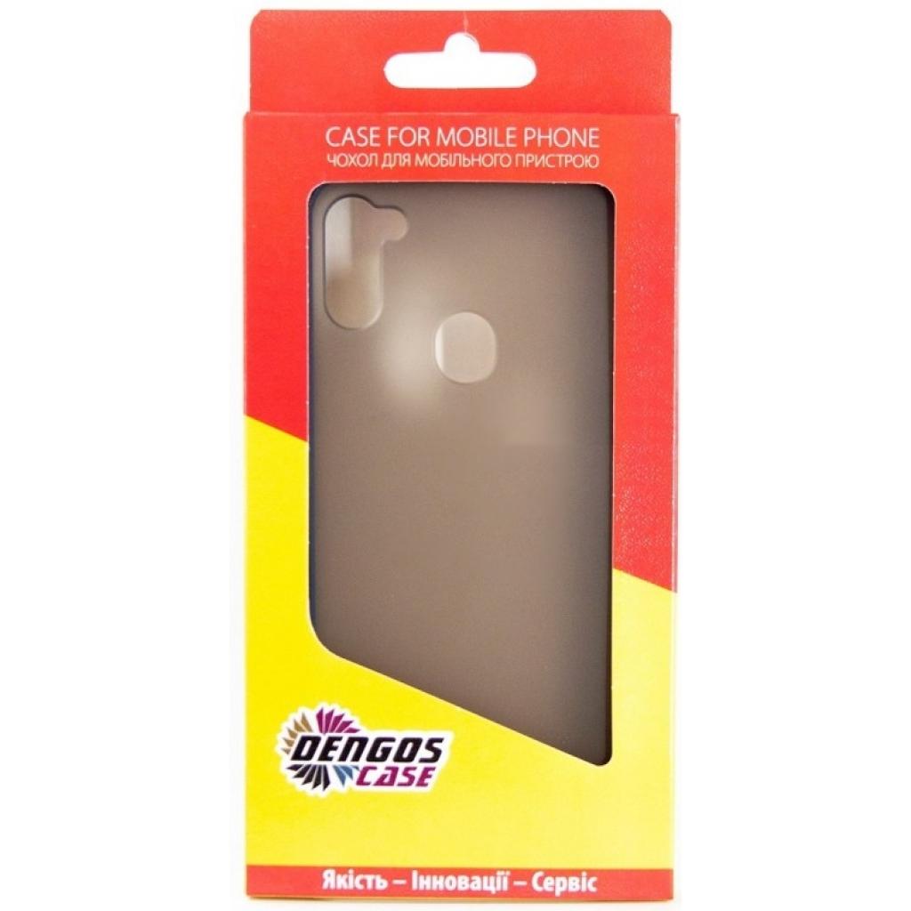 Чохол до мобільного телефона Dengos Matt Samsung Galaxy M11, black (DG-TPU-MATT-47) (DG-TPU-MATT-47) - зображення 4
