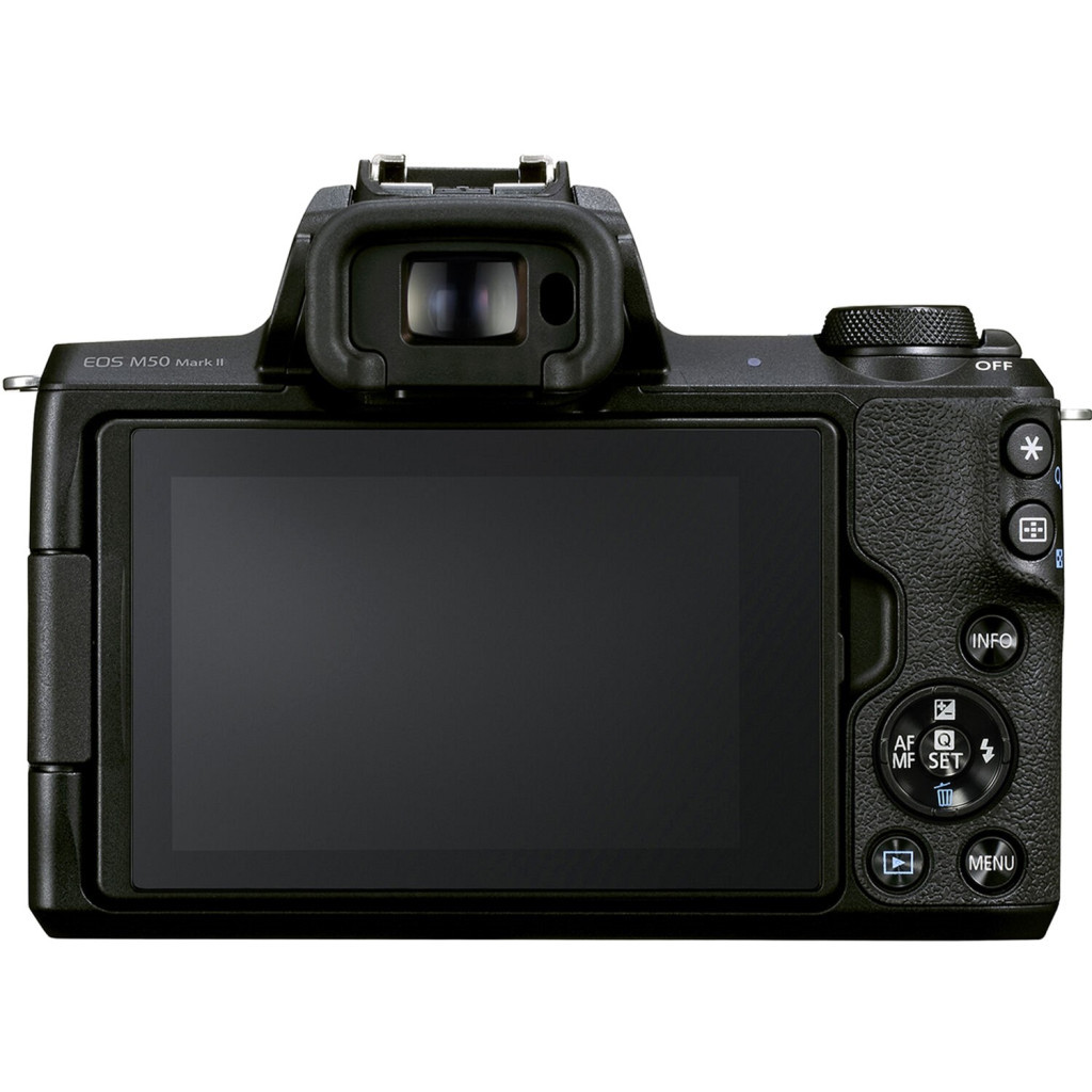 Цифровий фотоапарат Canon EOS M50 Mk2 + 15-45 IS STM VLogger Kit Black (4728C050) - зображення 3