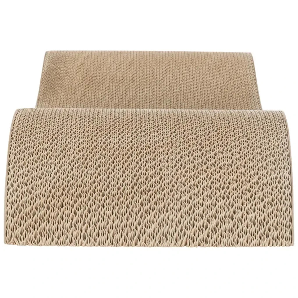 Дряпка (кігтеточка) для котів Trixie Хвиля XXL картон 64×14×37 см (сіра) (4011905480312) - зображення 3