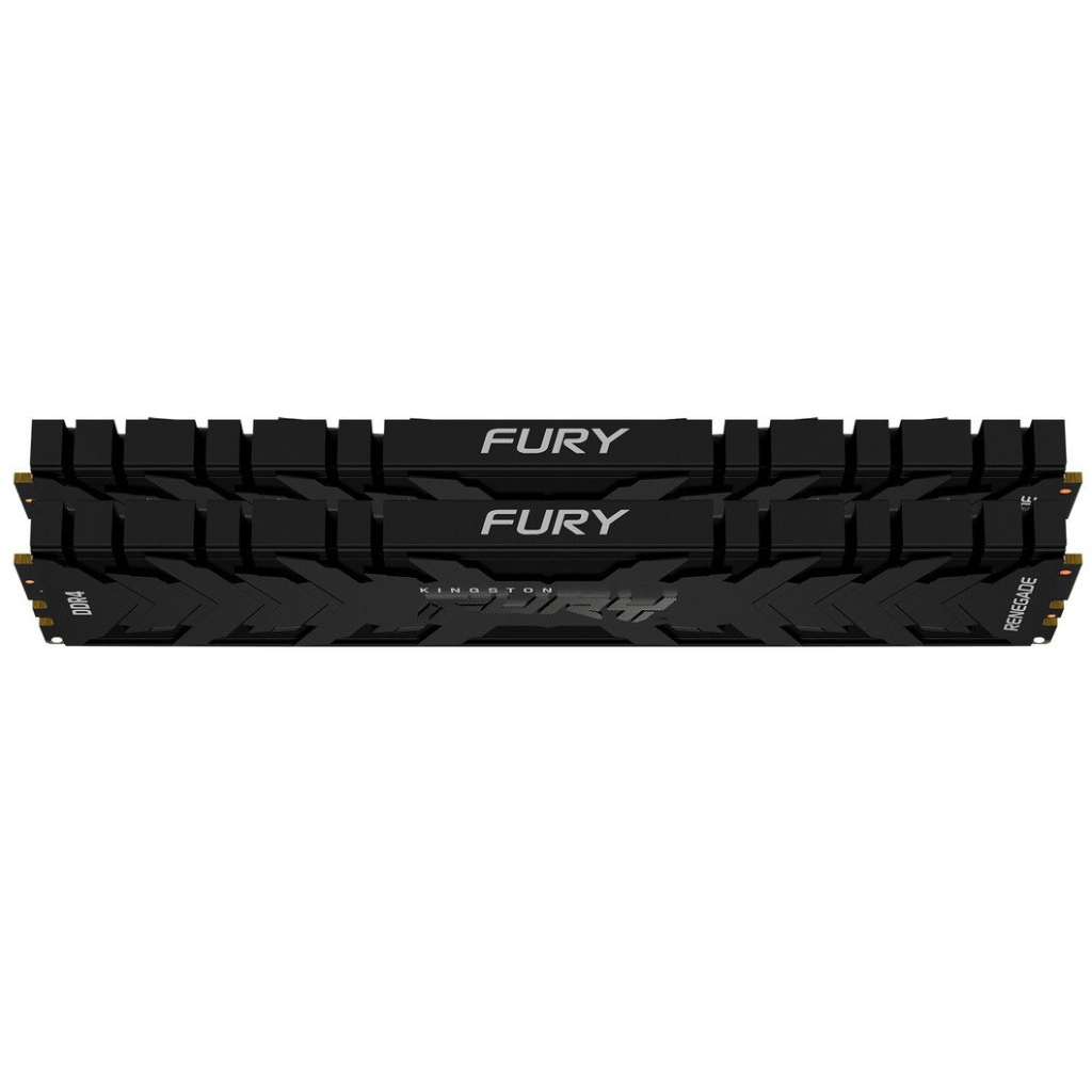 Модуль пам'яті для комп'ютера DDR4 16GB (2x8GB) 4800 MHz FURY Renegade Black Kingston Fury (ex.HyperX) (KF448C19RBK2/16) - зображення 3