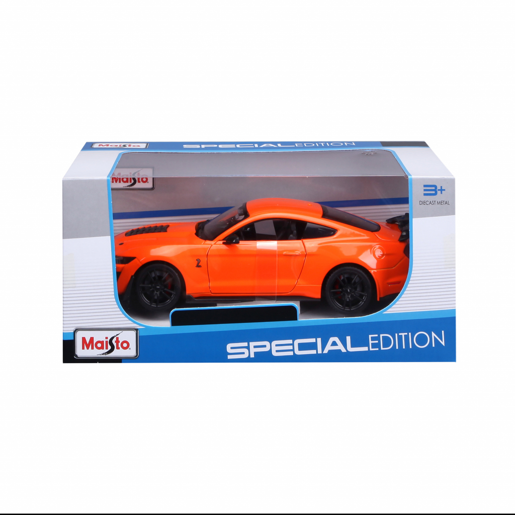 Машина Maisto 2020 Ford Mustang Shelby GT500 жовтогарячий 124 (31532 orange) - зображення 5