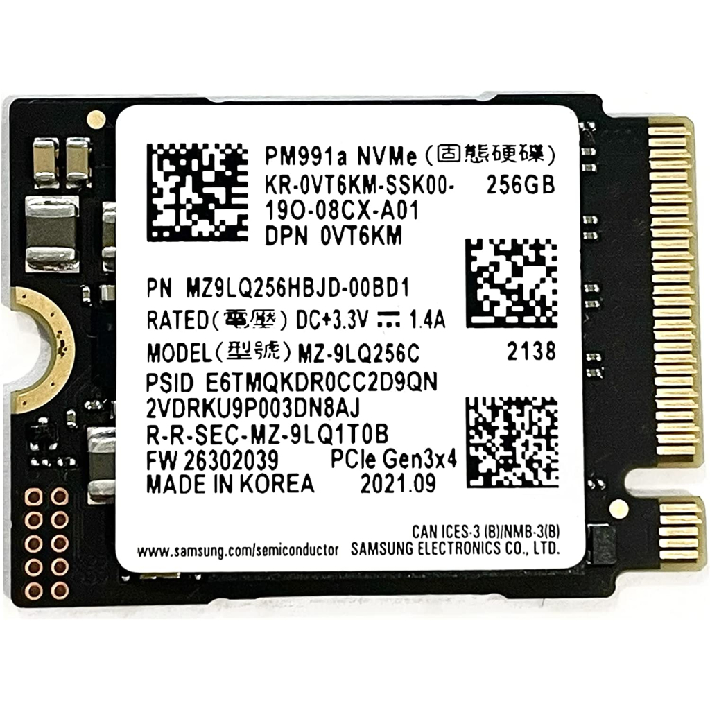 Накопичувач SSD M.2 2230 256GB Samsung (MZ9LQ256HBJD-00BD1) - зображення 1