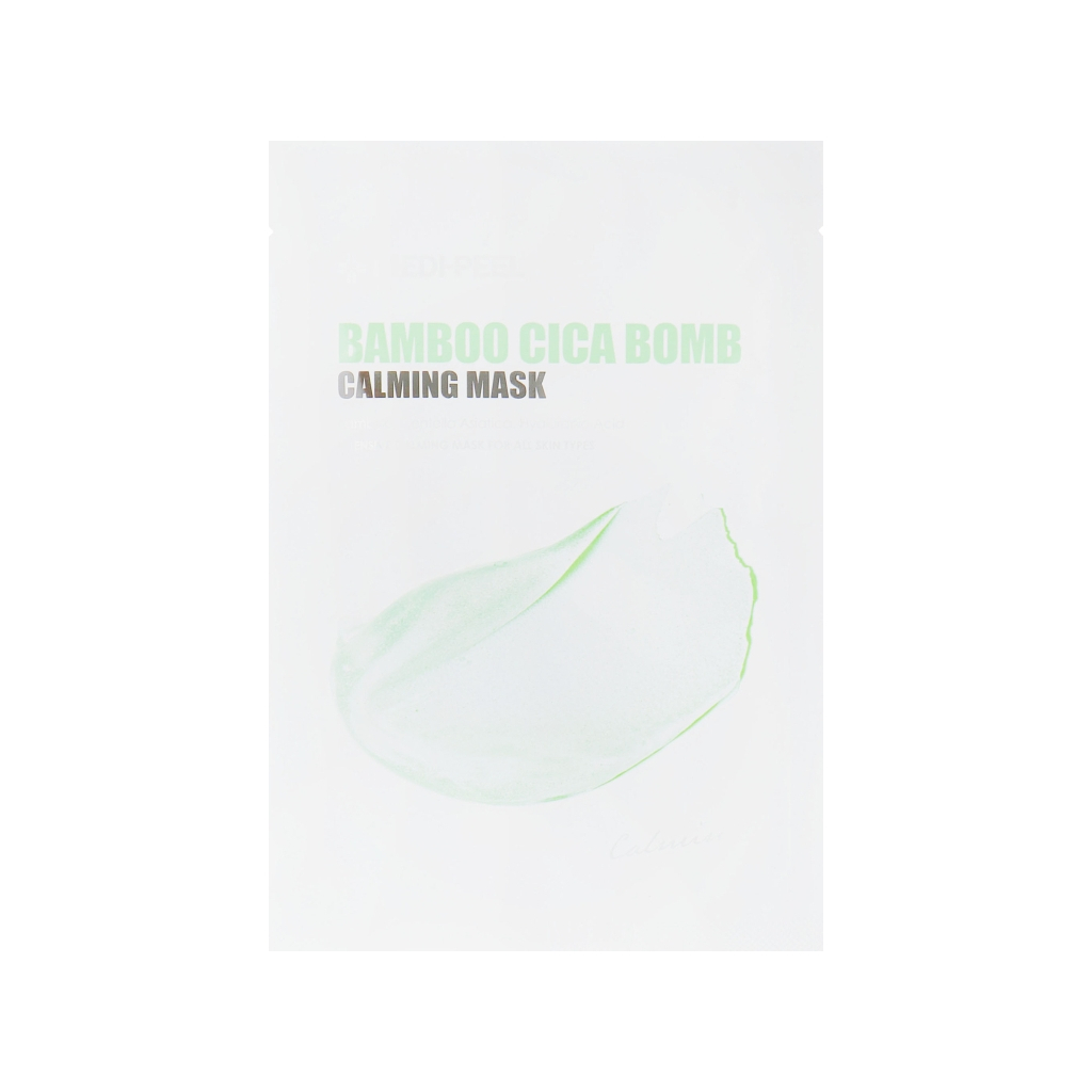 Маска для обличчя Medi-Peel Bamboo Cica Bomb Calming Mask 25 мл 10 шт. (8809409345369) - зображення 1
