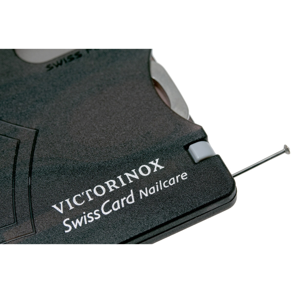 Мультитул Victorinox SwissCard NailCare Transparent Black (0.7240.T3) - зображення 4
