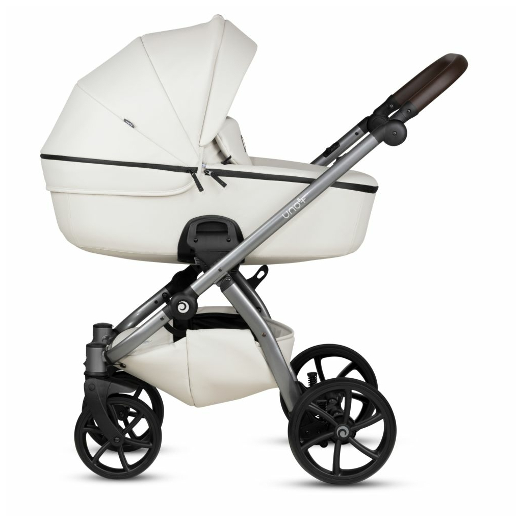 Коляска TUTIS Uno5 plus LEATHER COLLECTION Black Sesame (1402168) - зображення 6