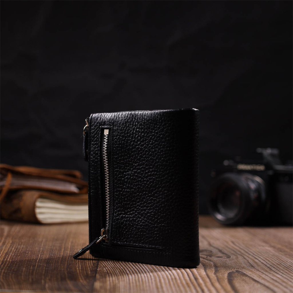 Гаманець Tony Bellucci З натуральної шкіри Чорний (22060) - зображення 10