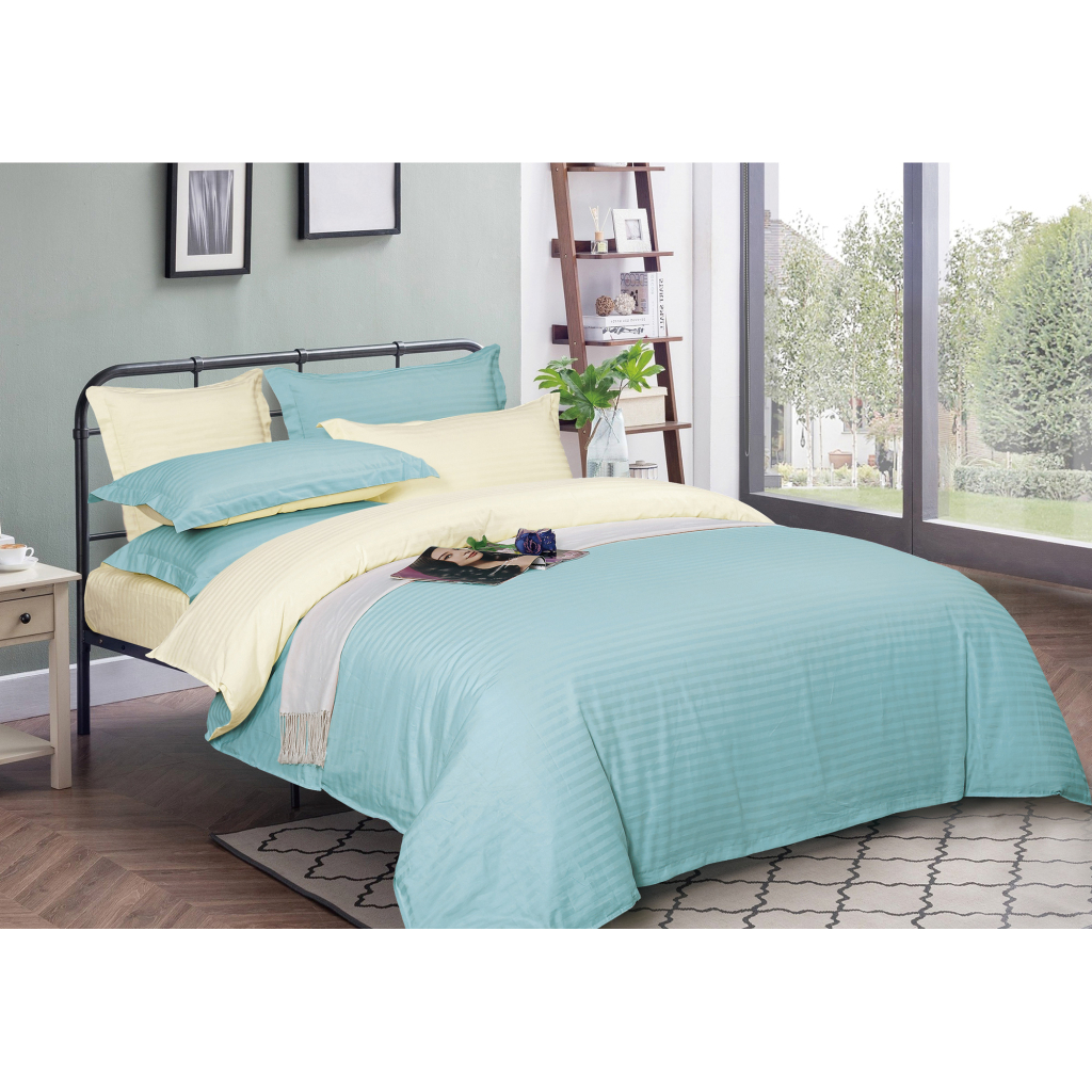 Підковдра MirSon Satin Stripe 30-0013 + 30-0002 Sensuous 143х210 см (2200005259412) - зображення 1