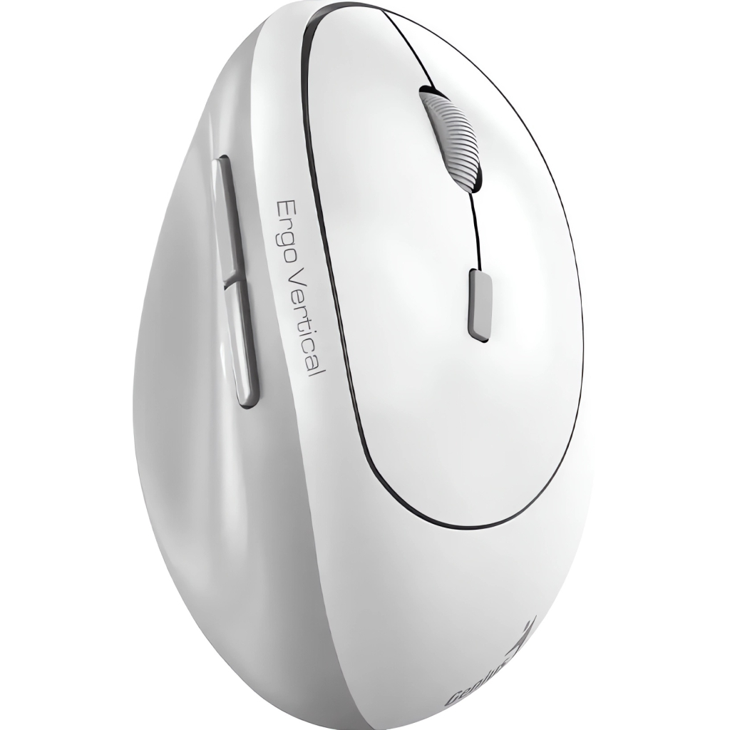Мишка Genius Ergo 8350S AI Silent Wireless White/Grey (31030041401) - зображення 3