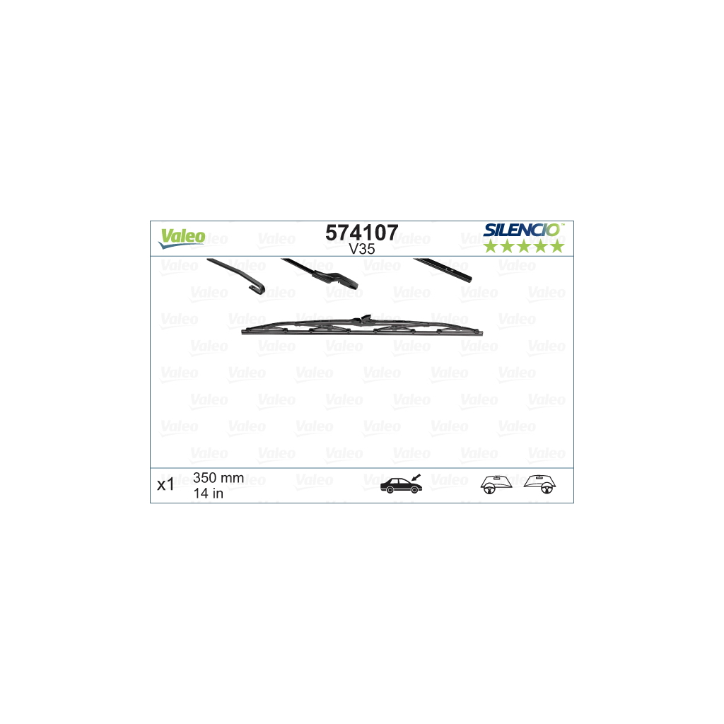 Щітка склоочисника Valeo 574107 - зображення 1